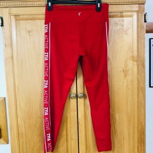 Zyia Active Red Leggings